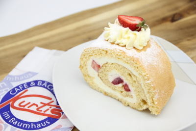 Erdbeerroulade