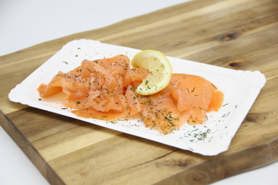 Portion Räucherlachs